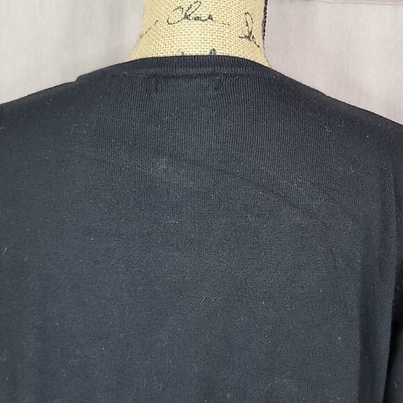 **GEORGE Black Midi Cardigan‎ Sweater Medium - Picture 5 of 7